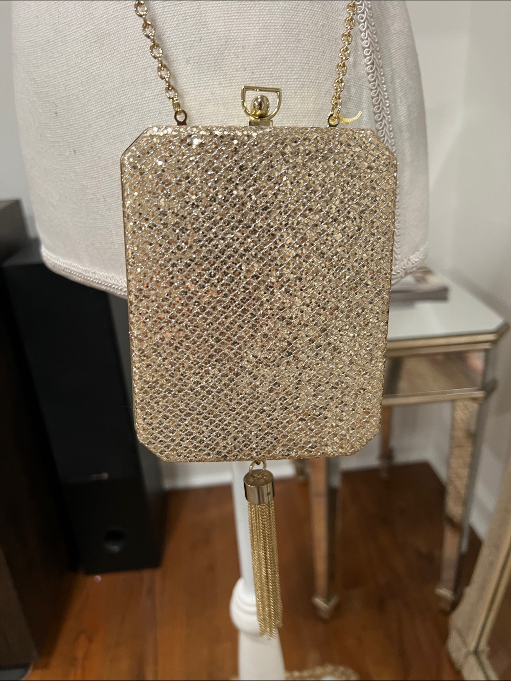 Gianni Bini Evening Bag with Tassel